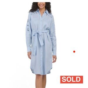 ‼️SOLD‼️ NWT Magaschoni Light Blue Linen Garment